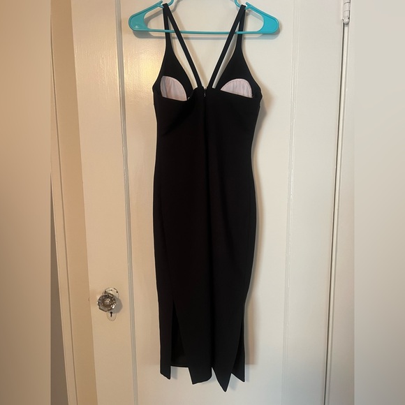 Cinq à Sept Black Midi Dress - Picture 2 of 3